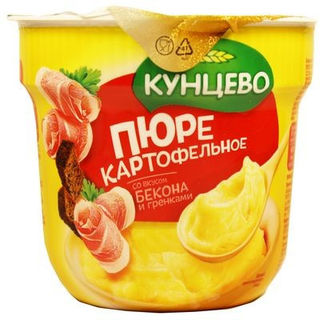 Картофельное пюре Кунцево с беконом и гренками 40 гр
